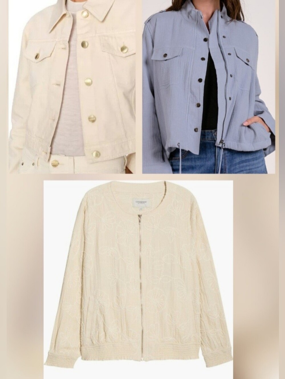 Bundle Of (3) XL Casual Jackets NWT